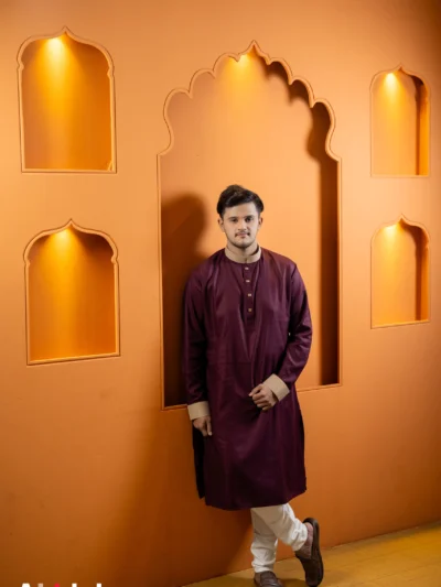 Classic Cotton: Deep Maroon