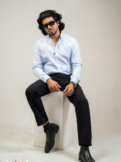 Platinum Slate Stripe Cotton