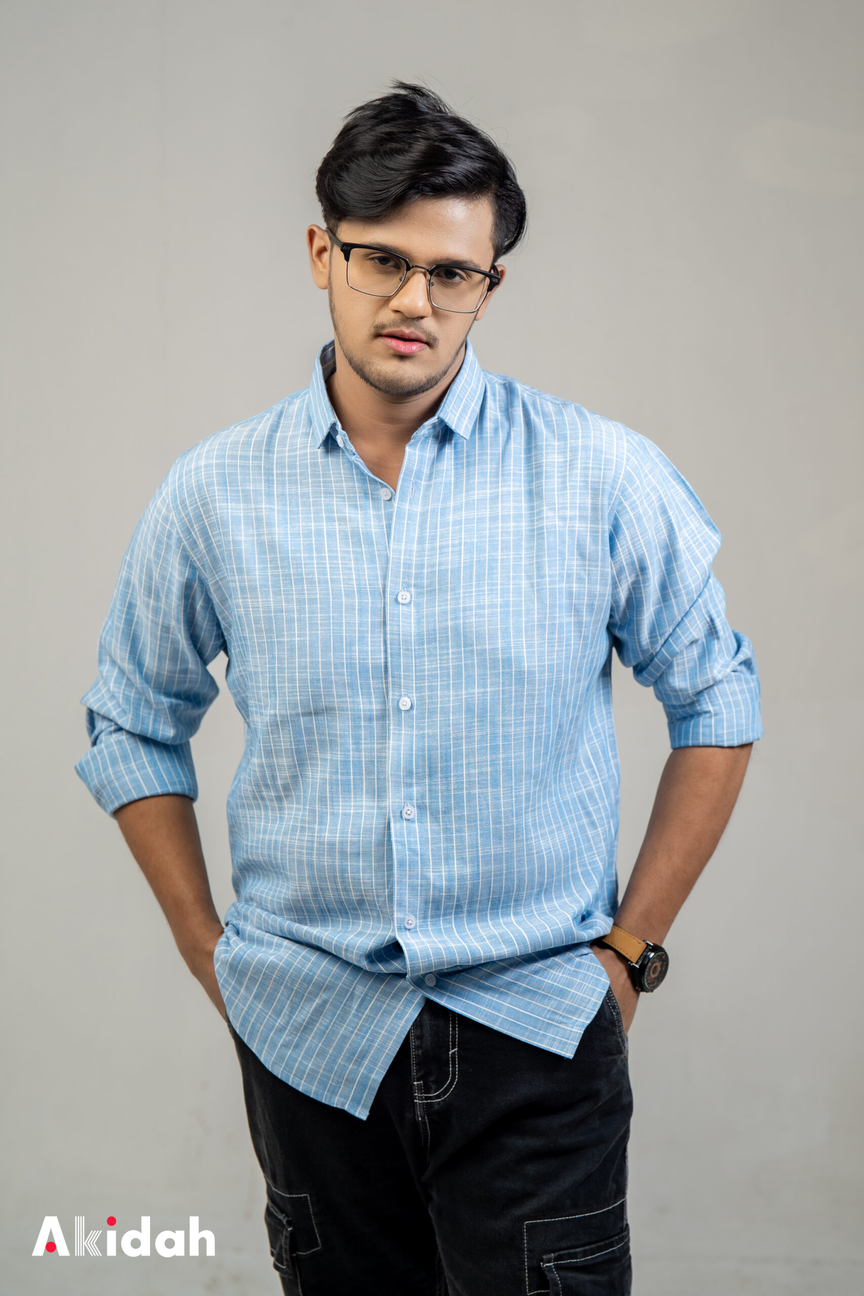 Cloudy Sky Stripe Remi Cotton - Image 2