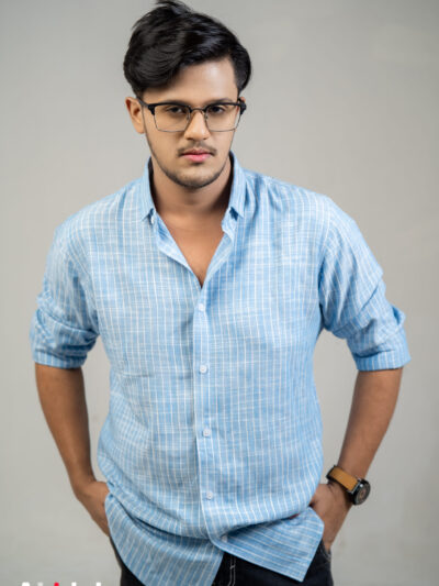 Cloudy Sky Stripe Remi Cotton