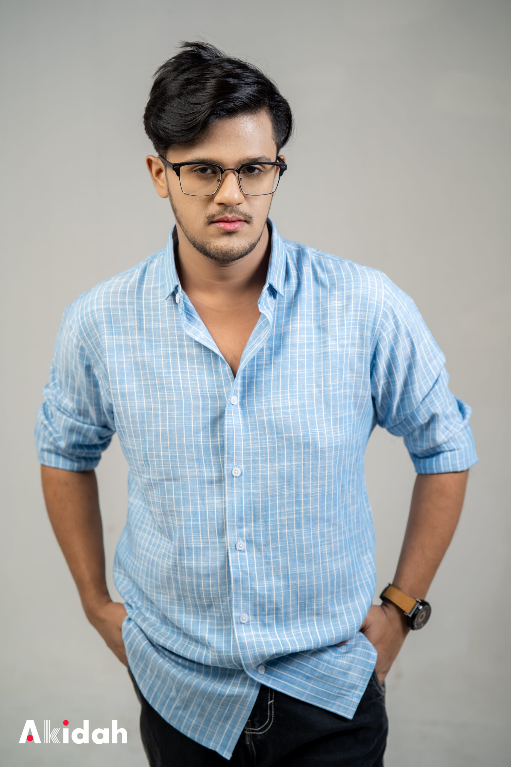 Cloudy Sky Stripe Remi Cotton