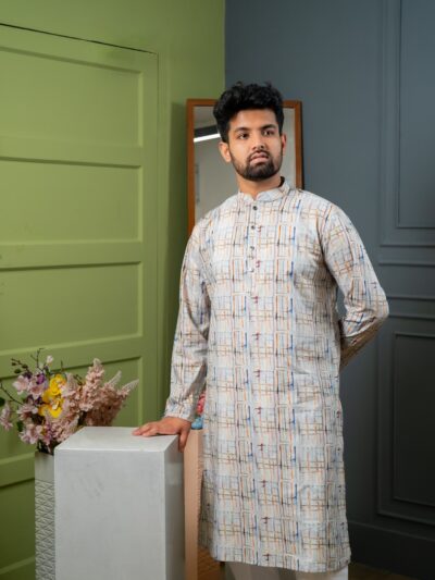 The Canvas Line: Multi-Stripe Ivory