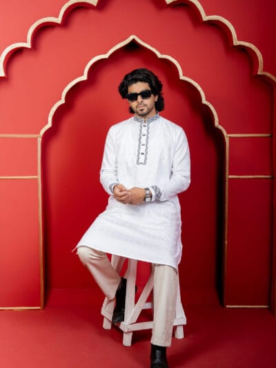 Serene Symphony: Cloudy White